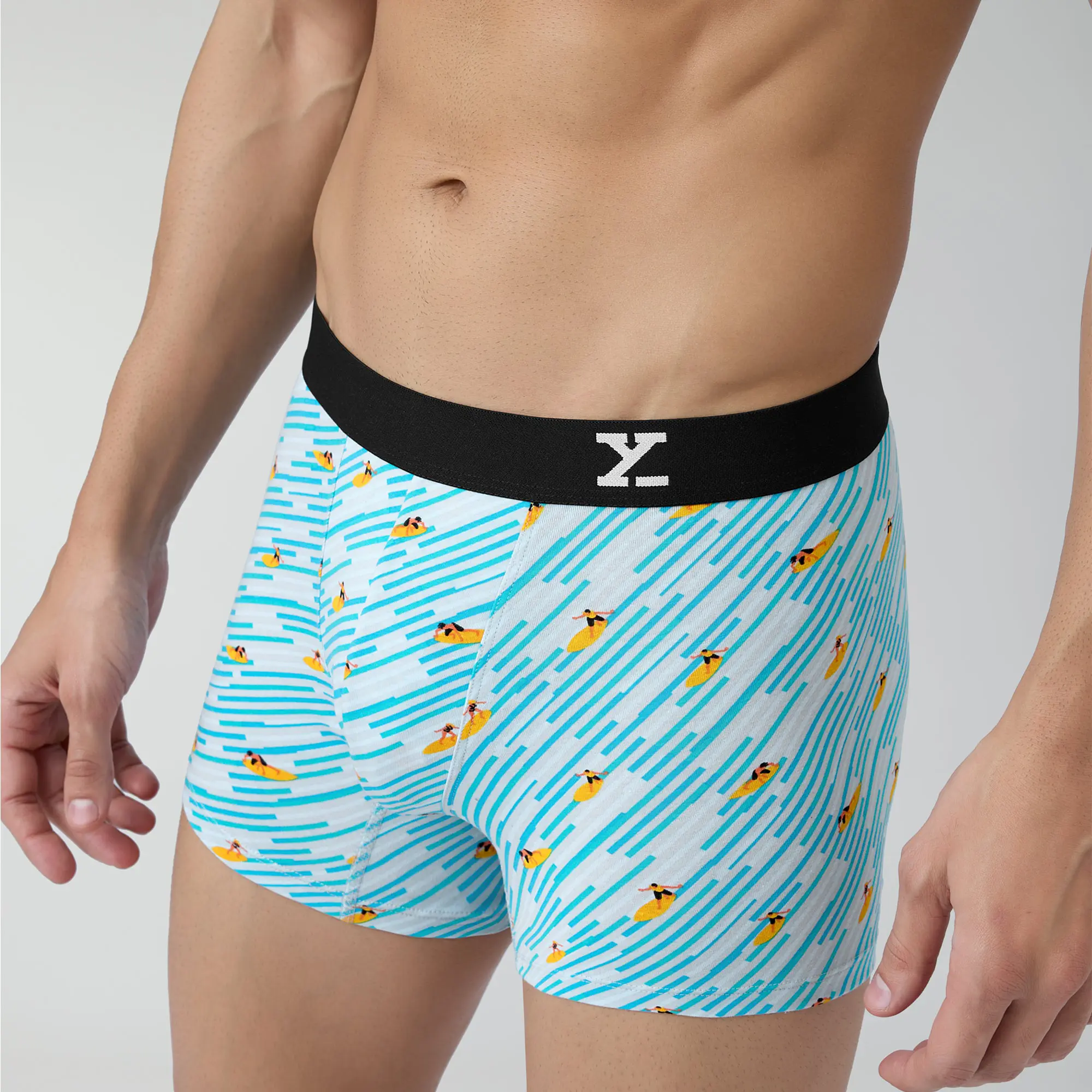 Prints For You Trunks Blue - Image 6
