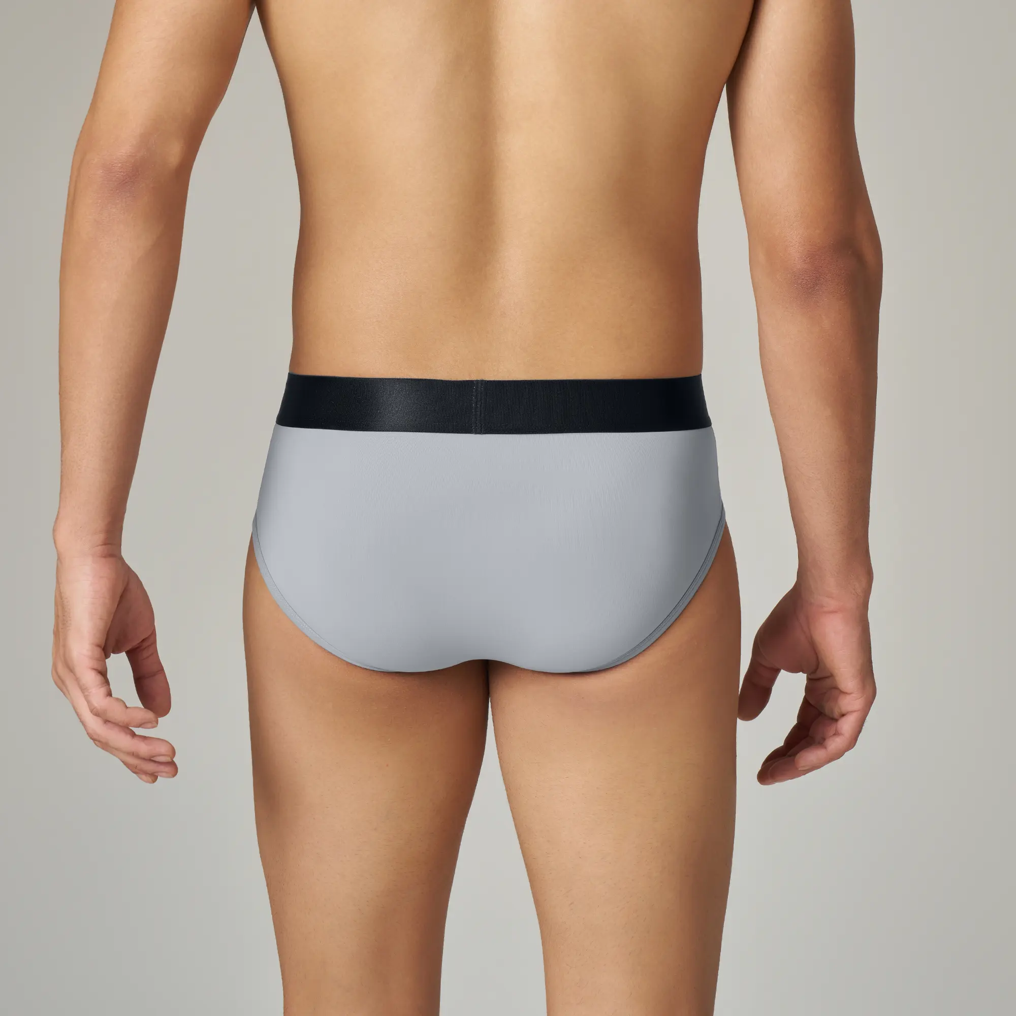 Alpha Tactel Briefs - Ash Grey - Image 5