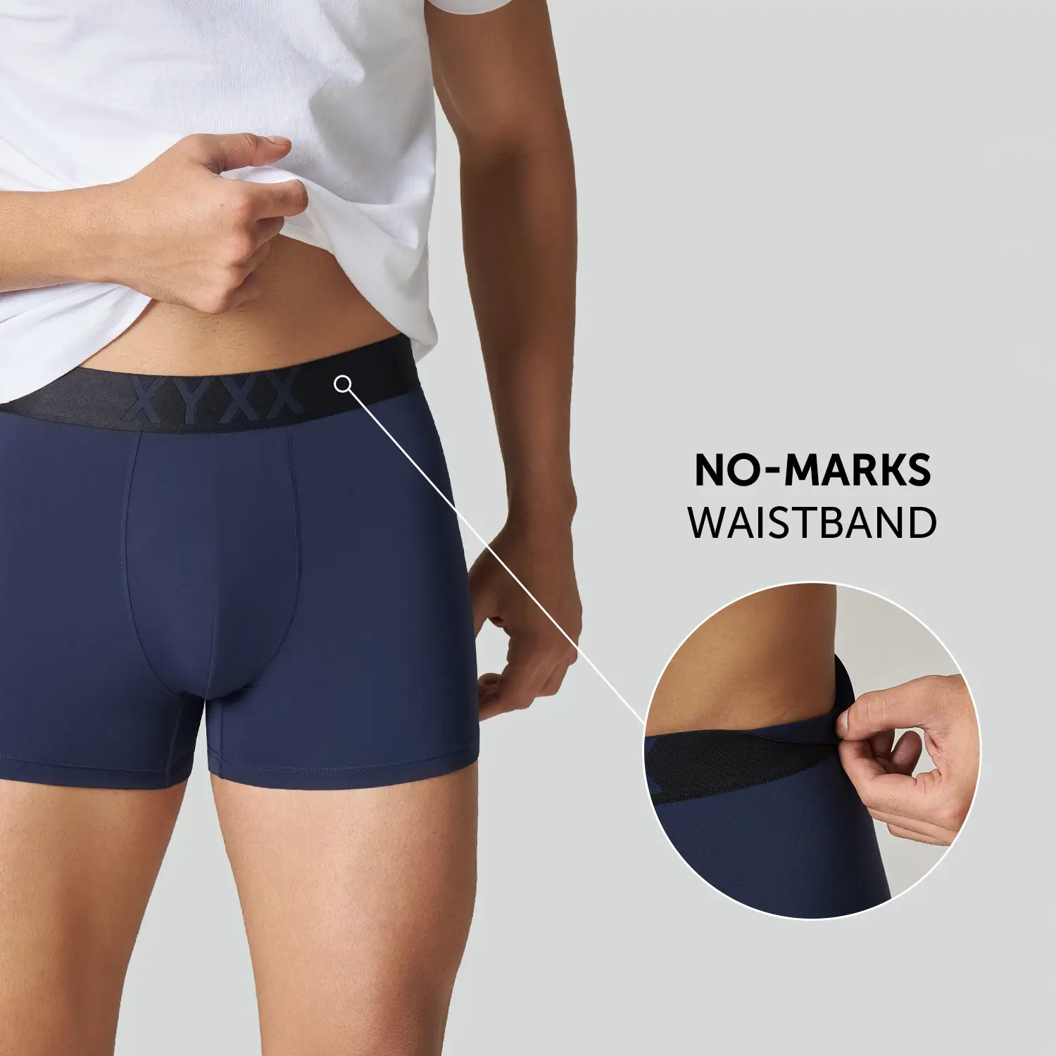 Alpha Tactel Trunks - Navy Blue - Image 4