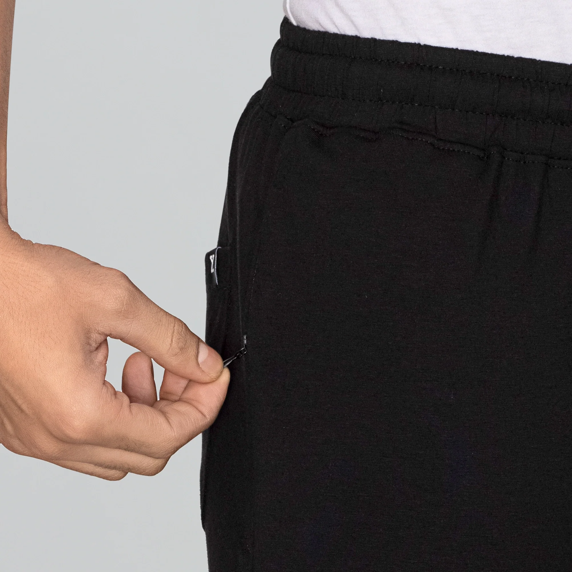 Ace Modal-Cotton Lounge Pants Pitch Black - Image 6