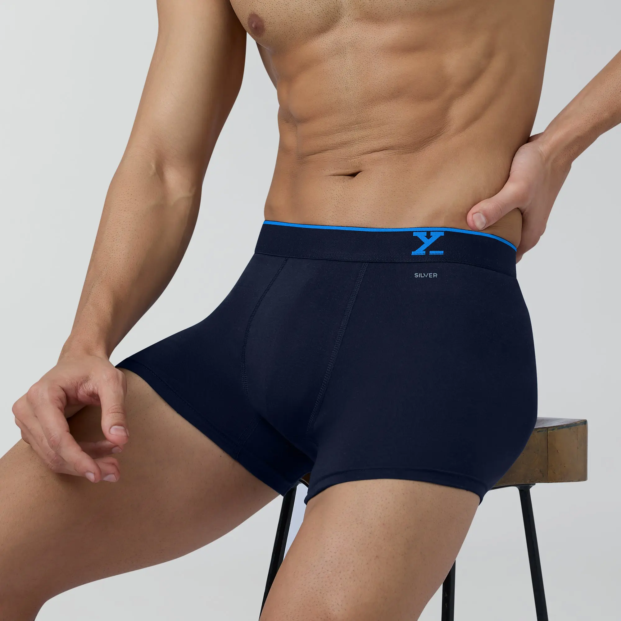 Traq Cotton Trunks Midnight Blue (Pack of 6) - Image 3