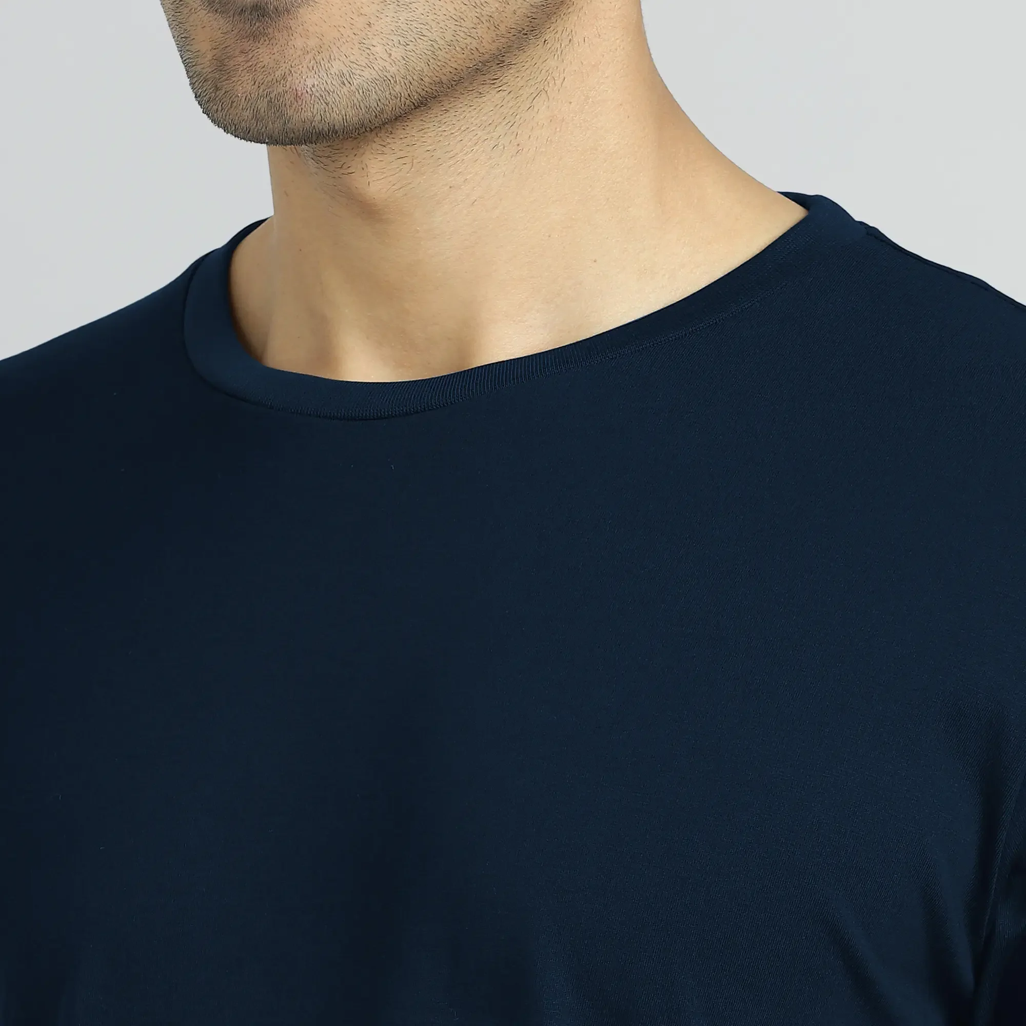 Iconique Supima Cotton T-shirt Midnight Blue - Image 6