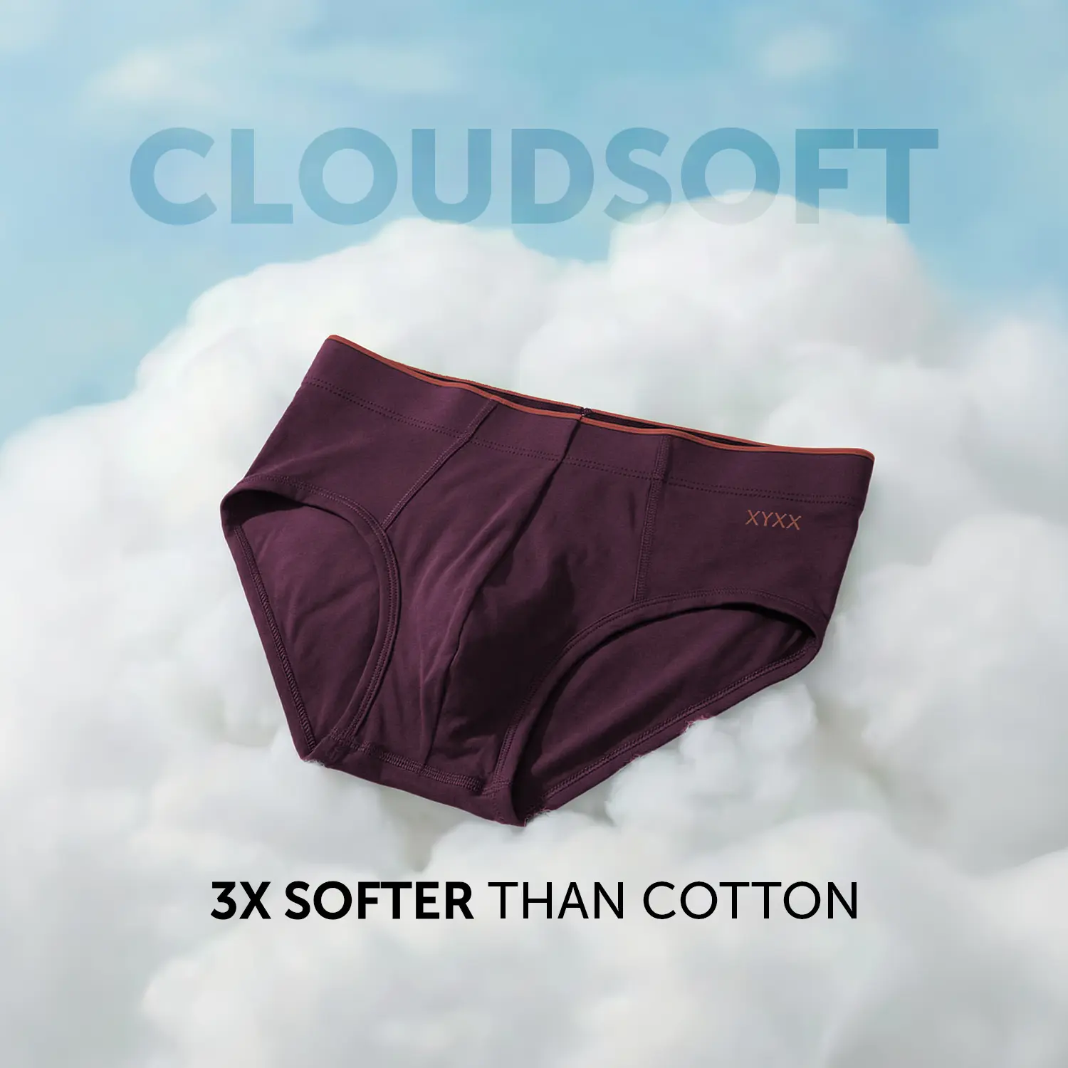 Uno Modal Briefs - Plum Red - Image 2