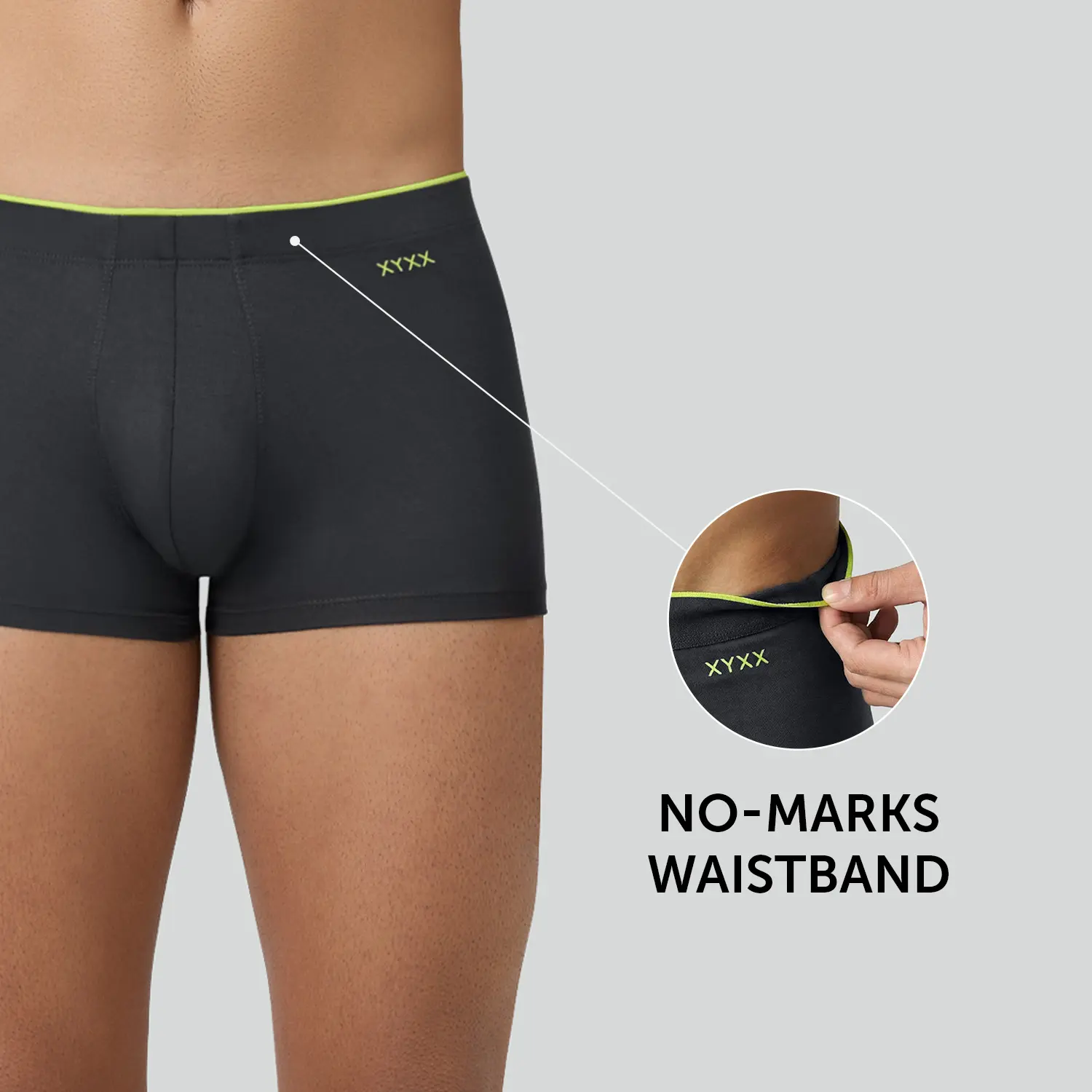 Uno Modal Trunks Graphite Grey - Image 4