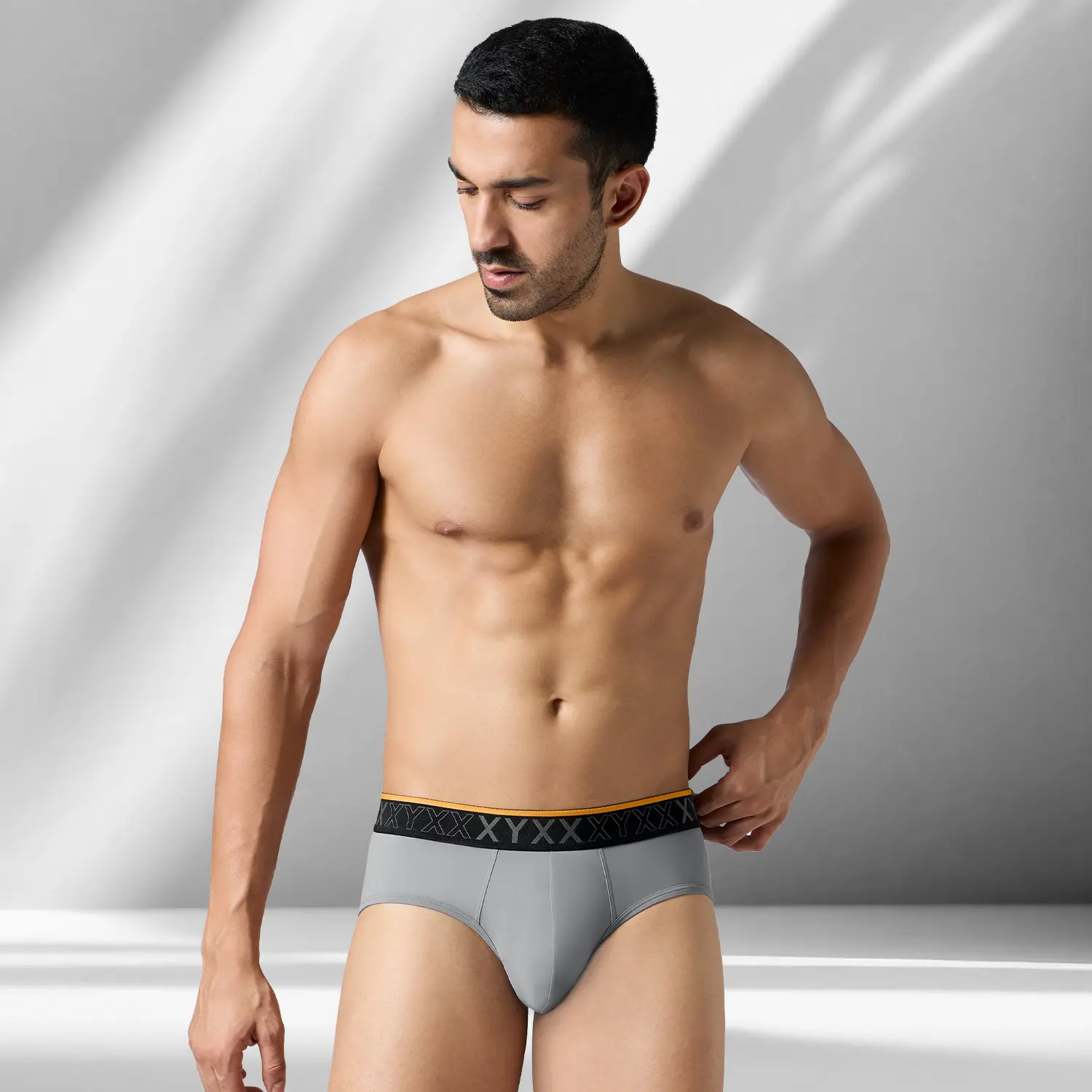 Zest Tactel Briefs Ash Grey - Image 3