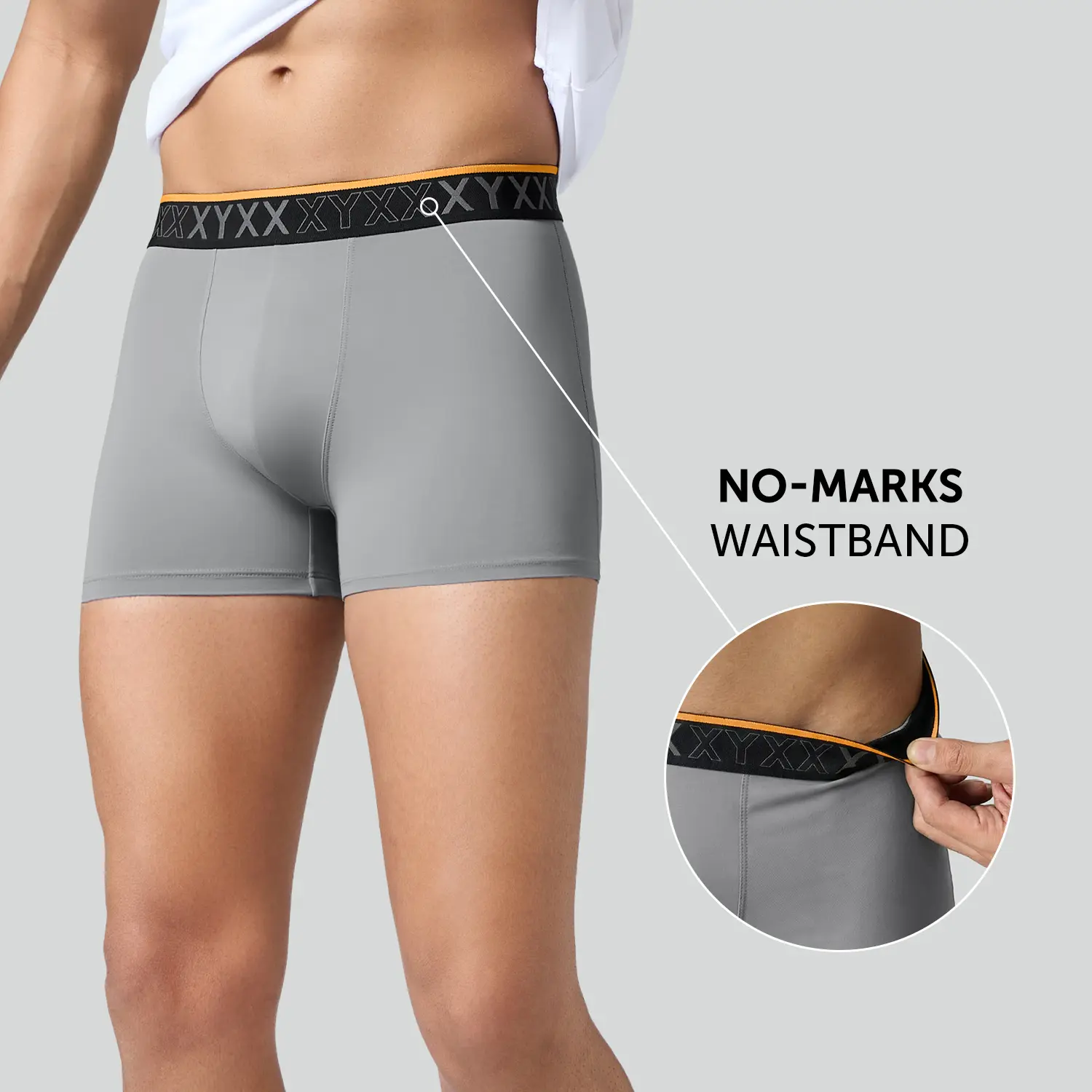 Zest Tactel Trunks Ash Grey - Image 4