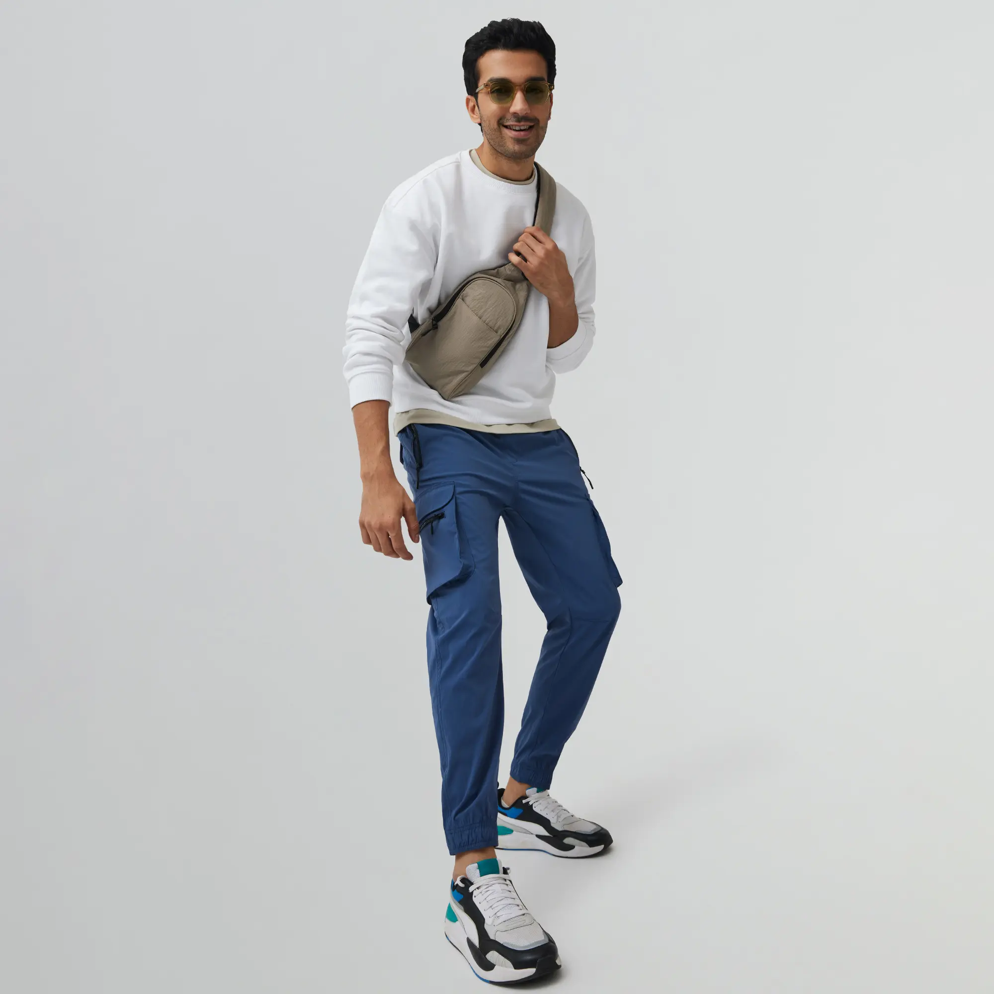 Moveo Cargo Joggers Yale Blue - Image 2