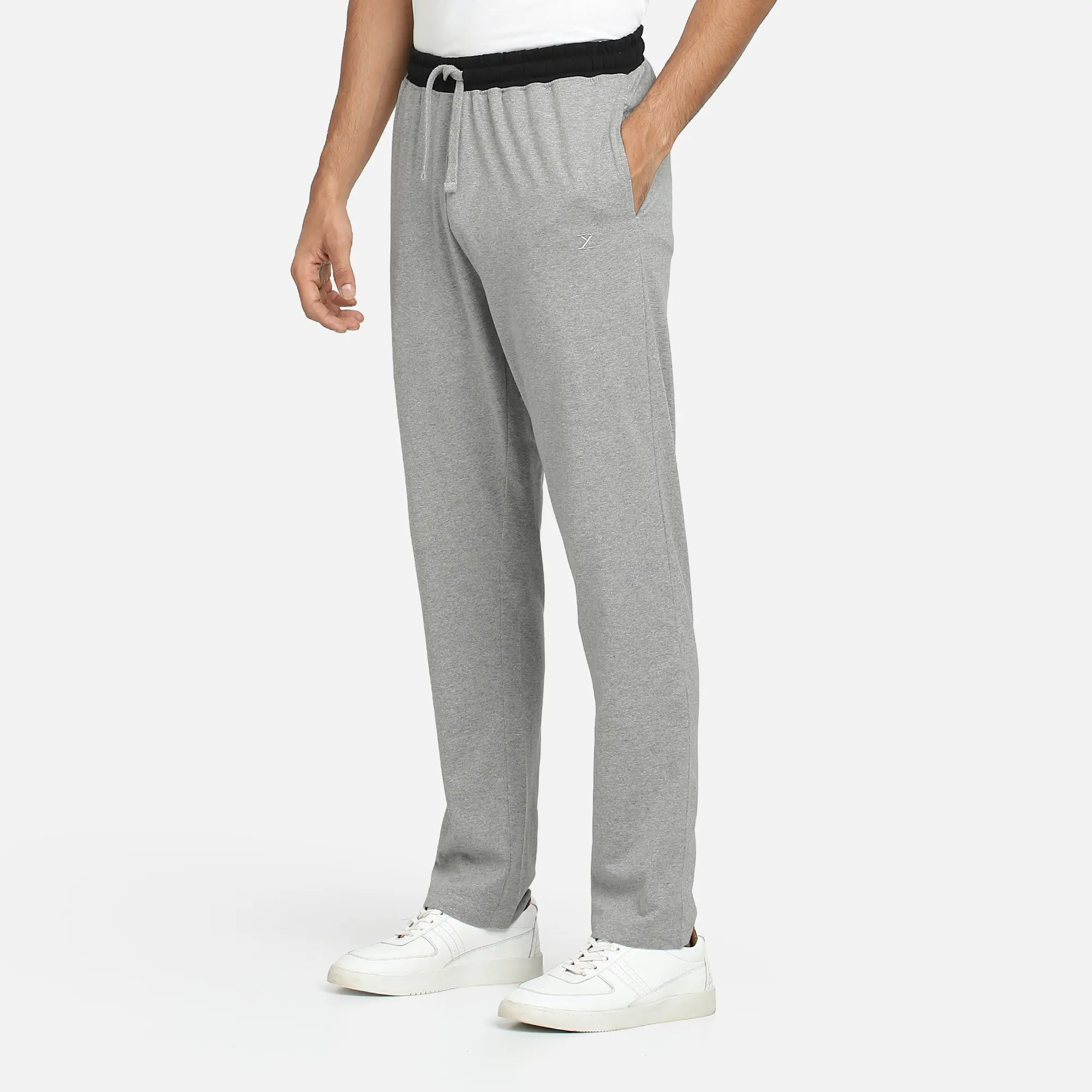 Nova Cotton Rich Track Pants Frost Grey - Image 2