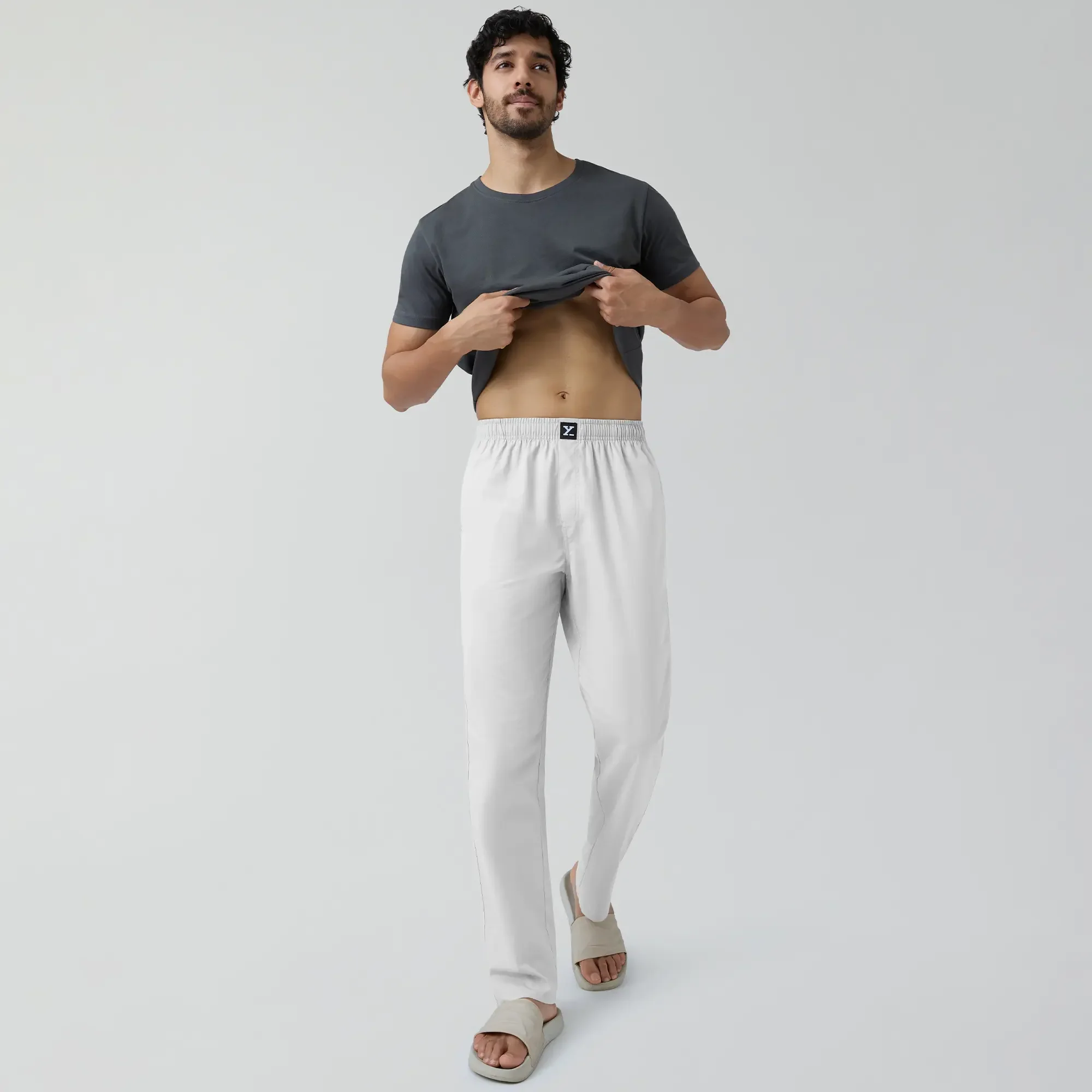 Pace Cotton Pyjamas Polar White - Image 3