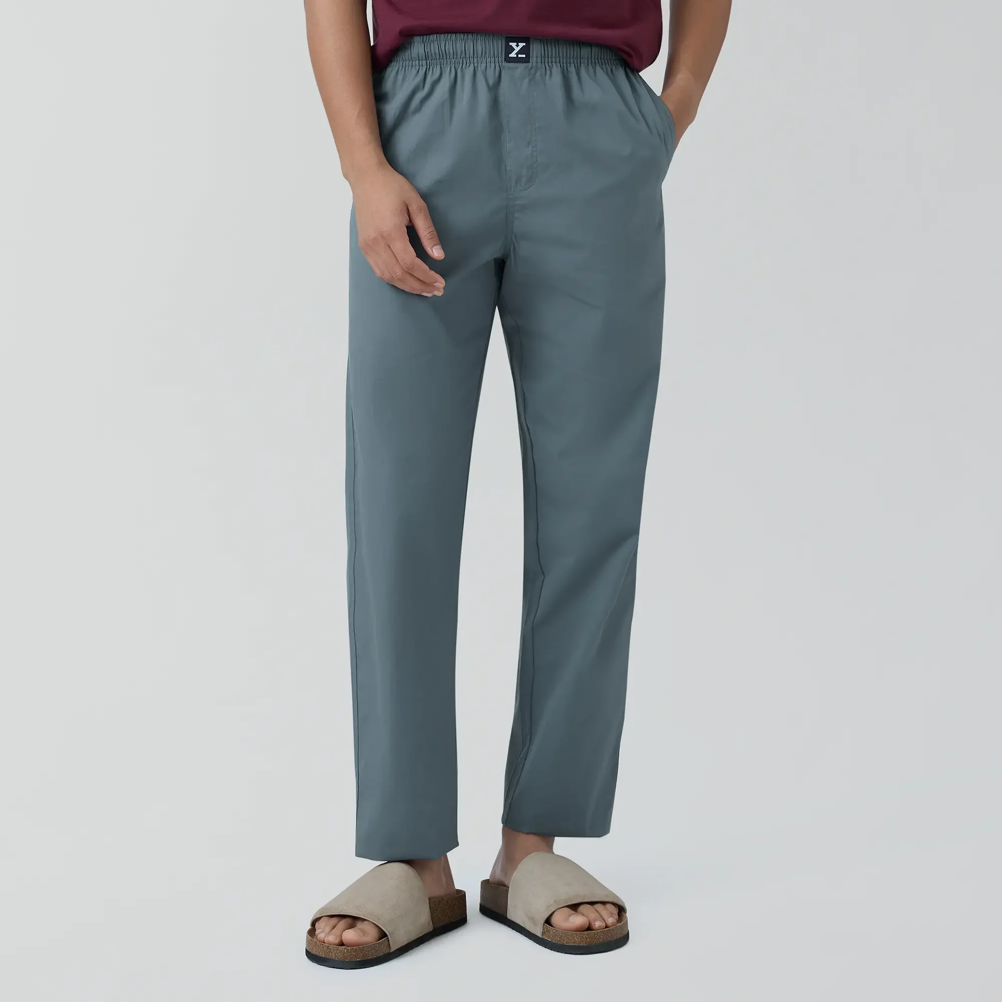 Pace Cotton Pyjamas Storm Grey - Image 2