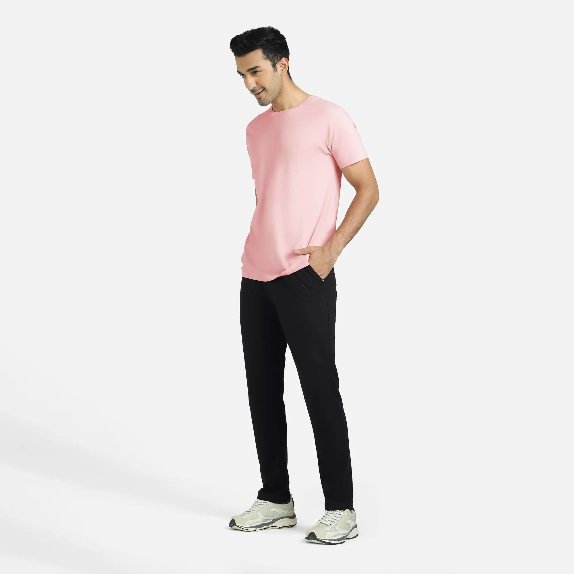 Pace Cotton Rich Track Pants Pitch Black - Image 3