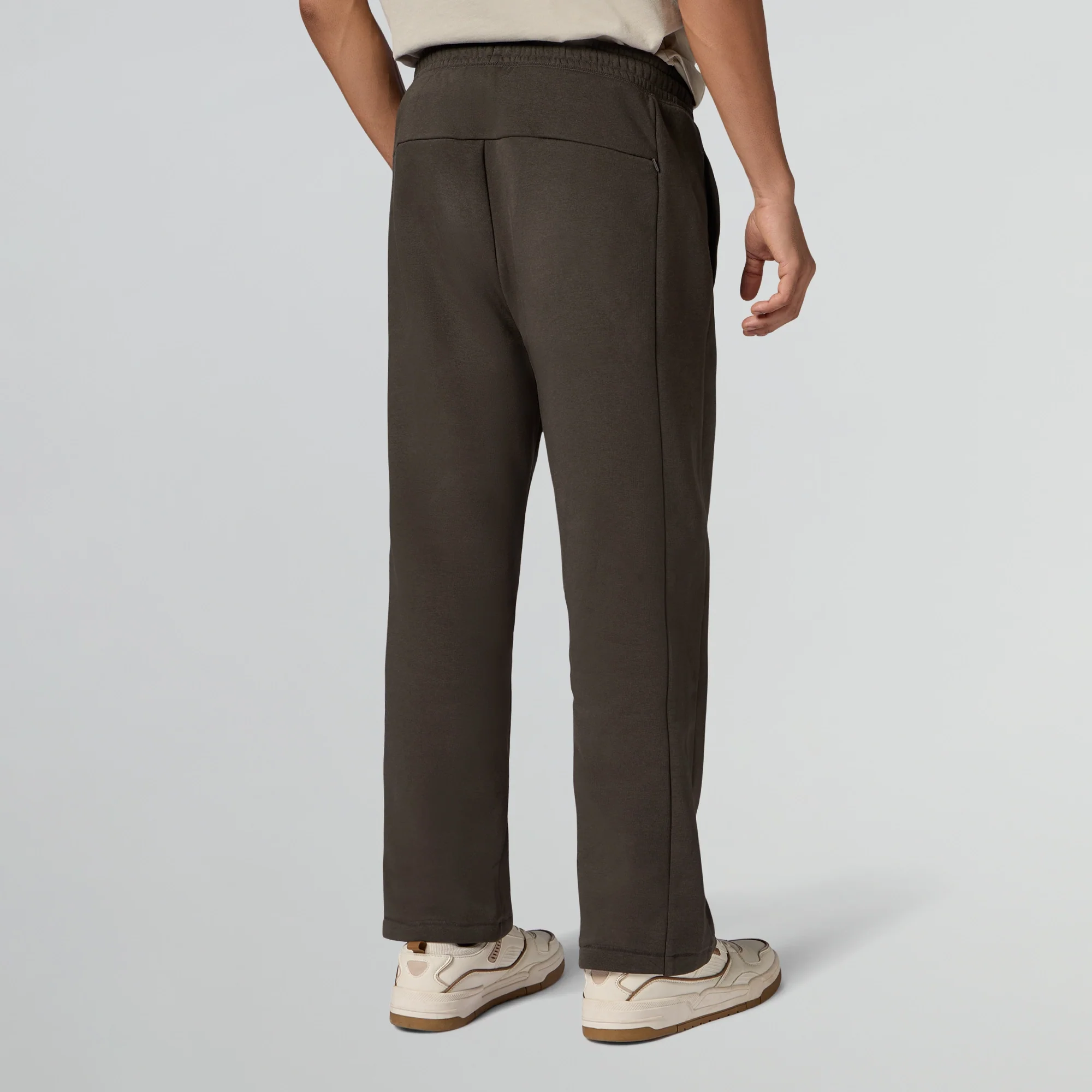 Pulse French Terry Cotton Blend Sweatpants Malt Brown - Image 6