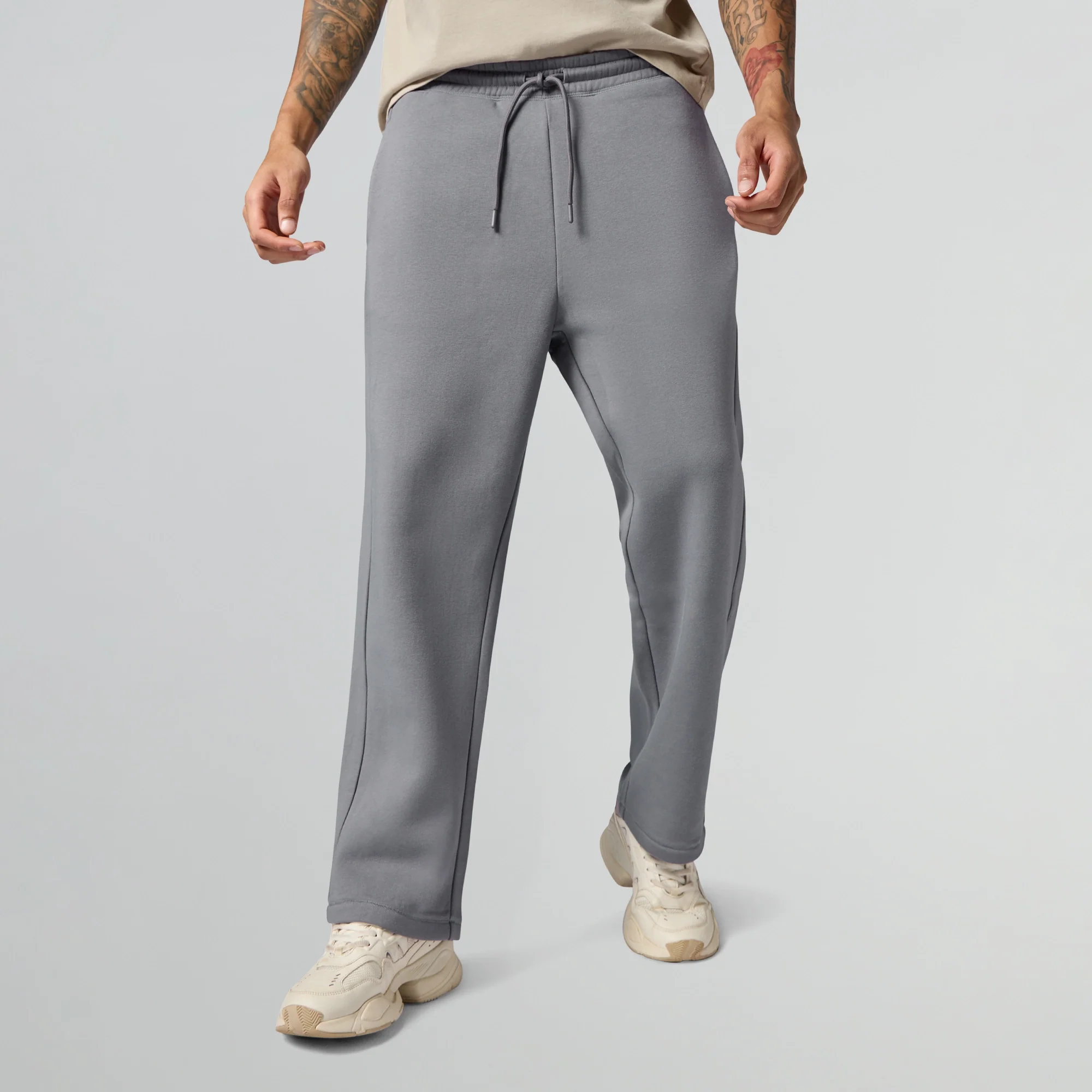 Pulse French Terry Cotton Blend Sweatpants Opal Grey - Image 4