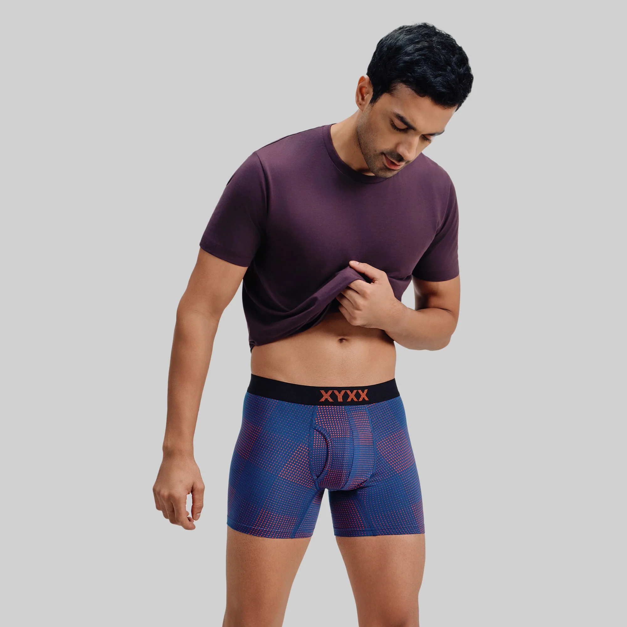 Quad Cotton Boxer Briefs - Sunset Blue - Image 2