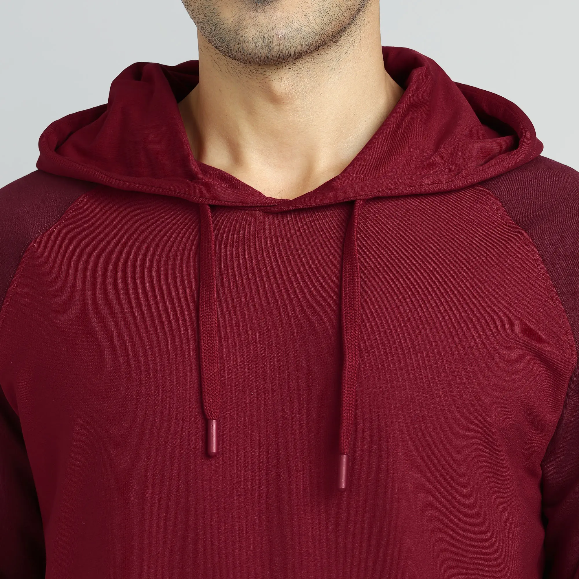 Quest French Terry Cotton Hoodies Scarlet Red - Image 6