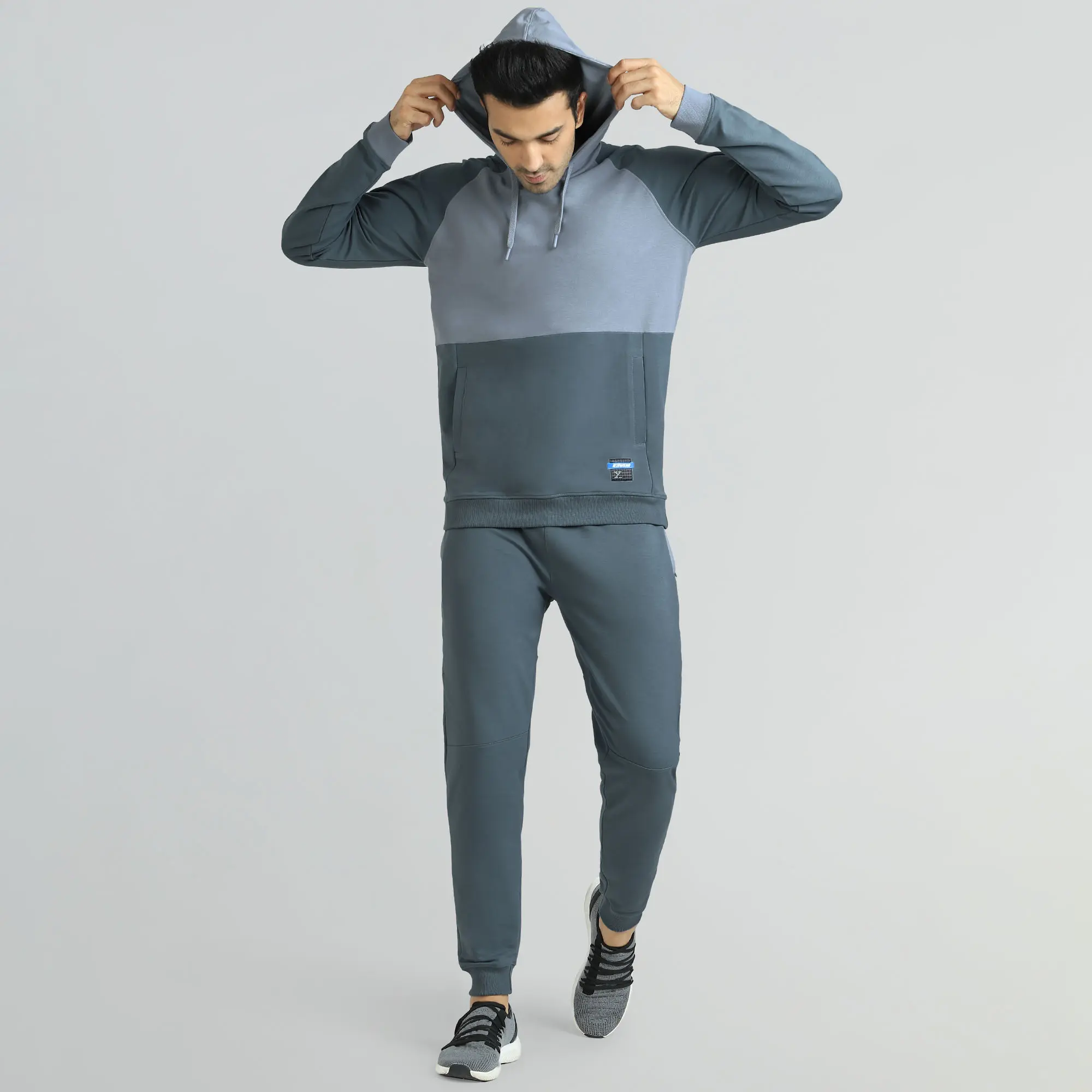 Quest French Terry Cotton Hoodies Slate Grey - Image 2