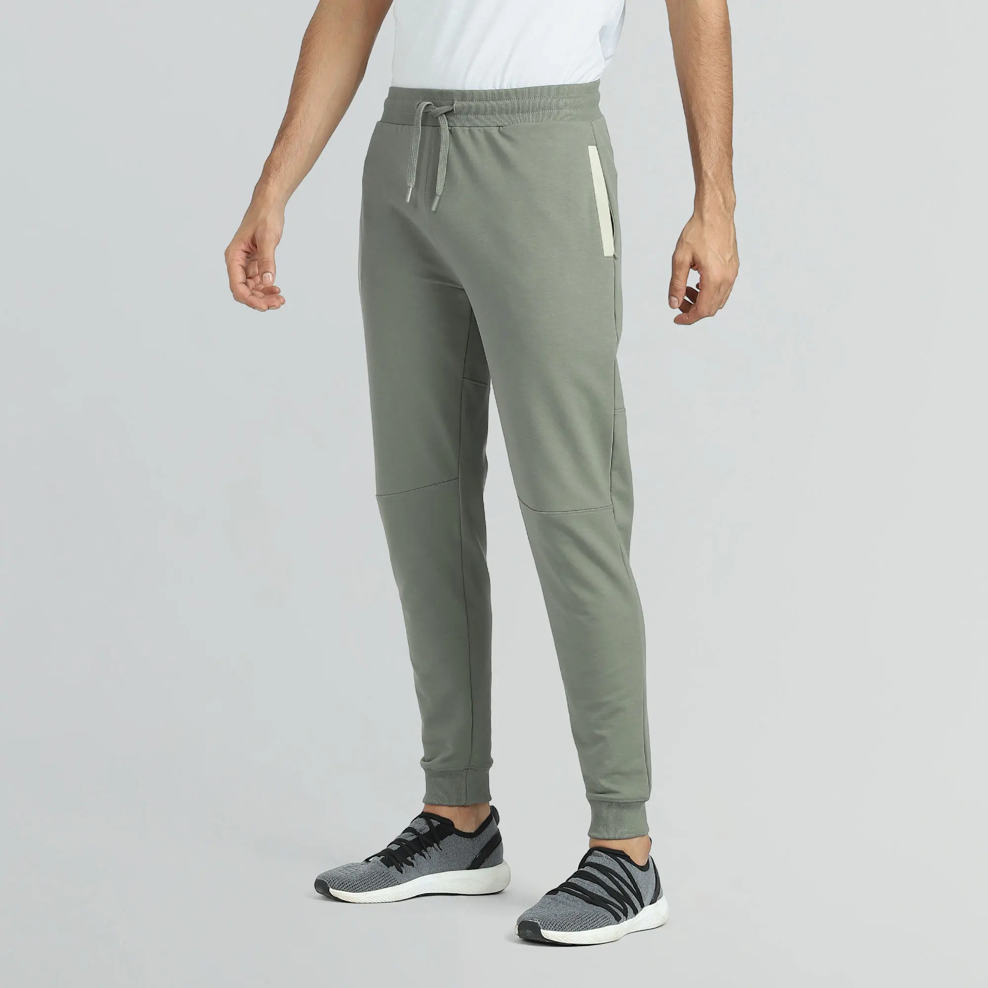 Quest French Terry Cotton-Blend Joggers Butter White - Image 2