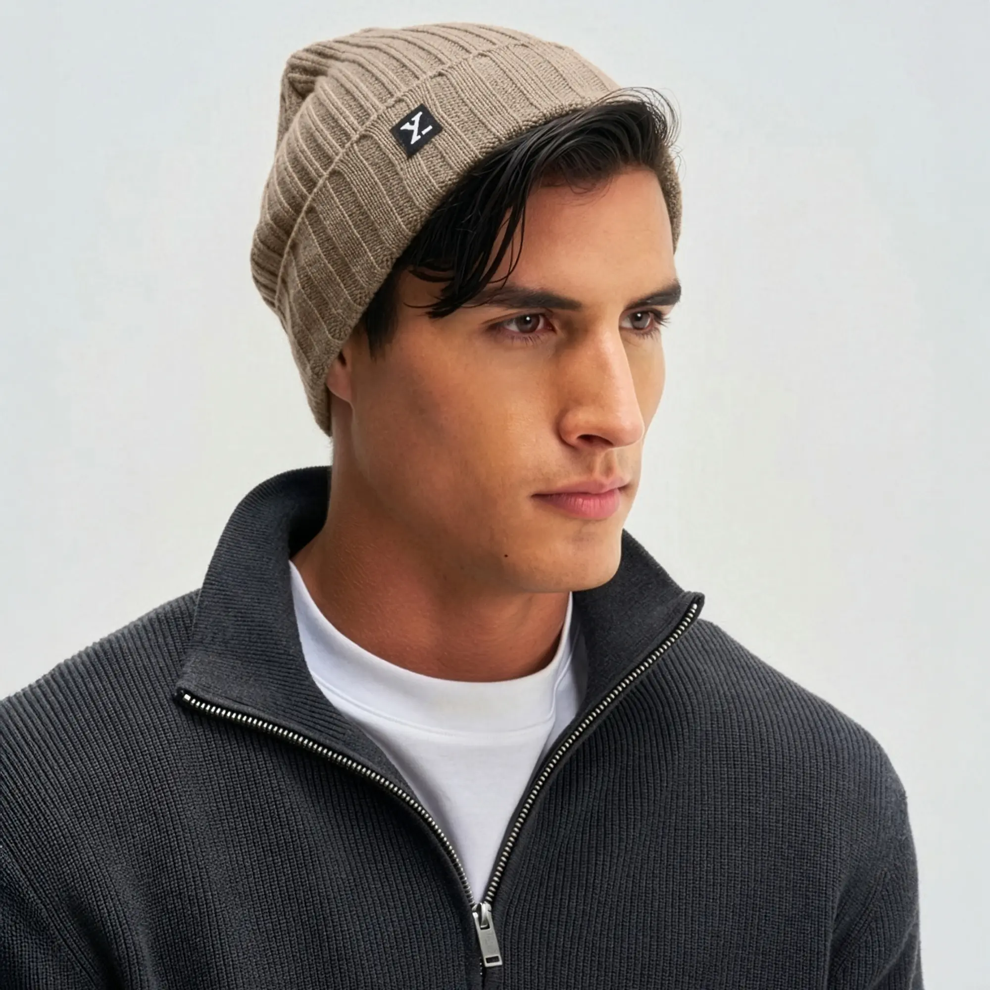 Winter Beanie - Nutty Brown - Image 2