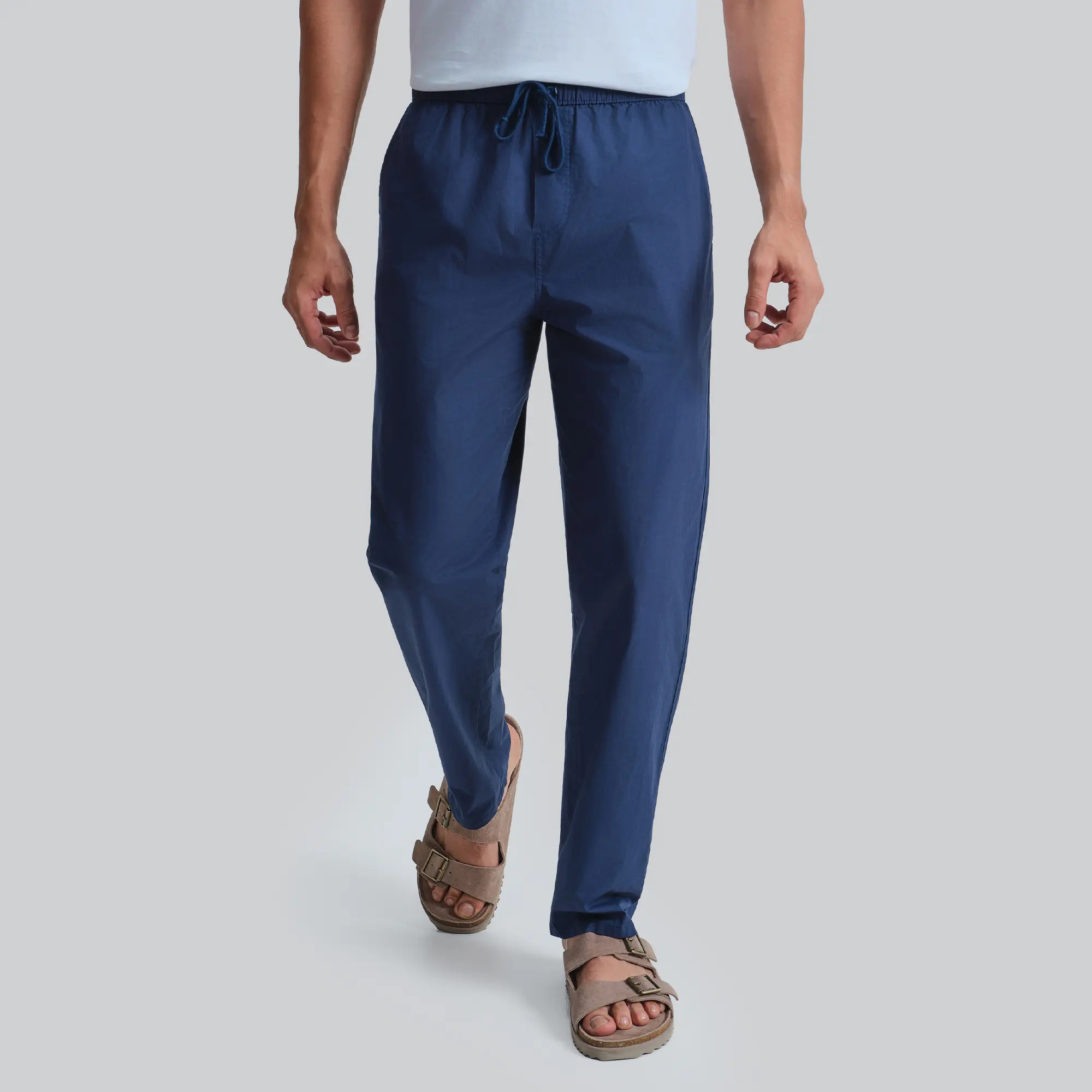Zen Cotton Easy Pants Midnight Blue - Image 3
