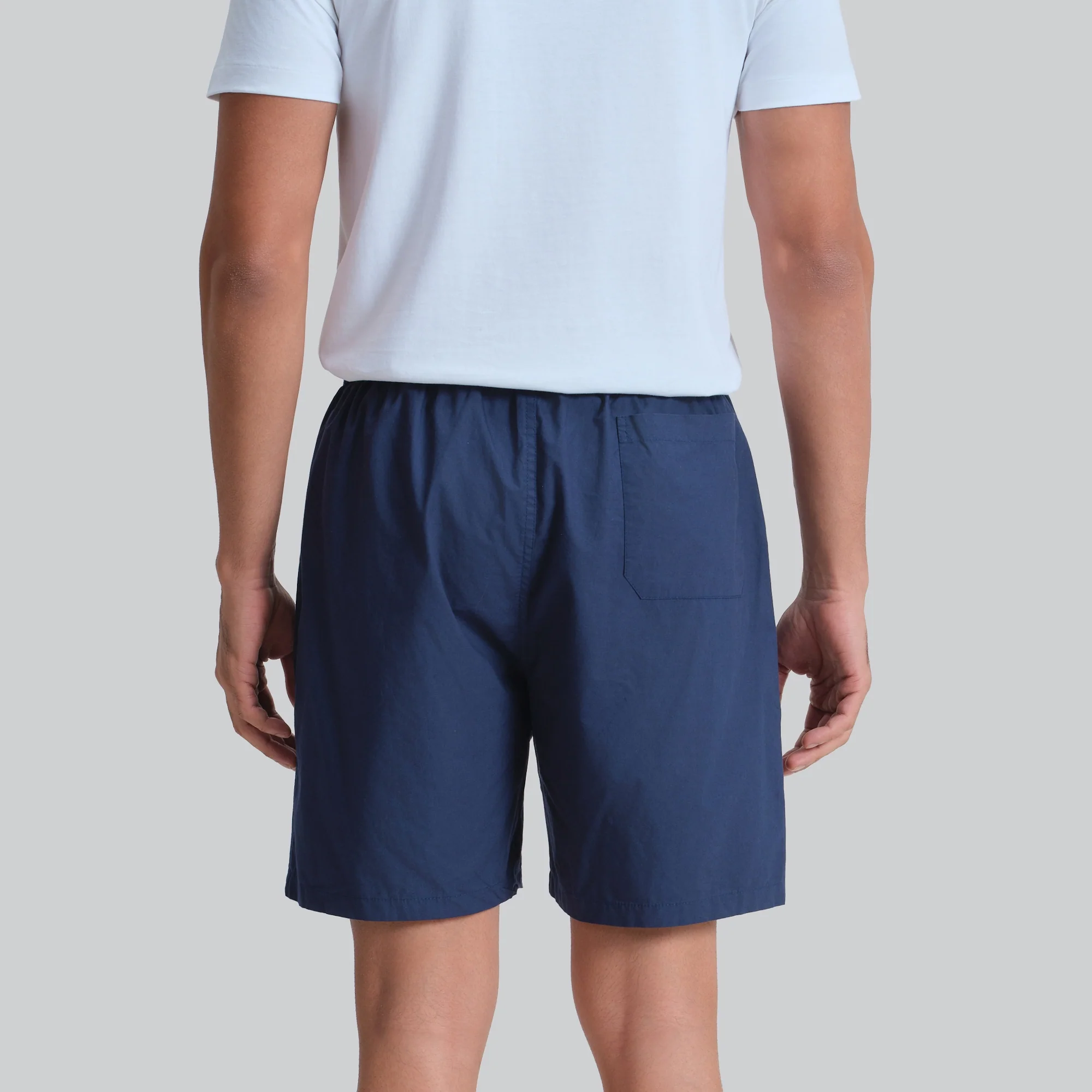 Zen Cotton Easy Shorts Midnight Blue - Image 4